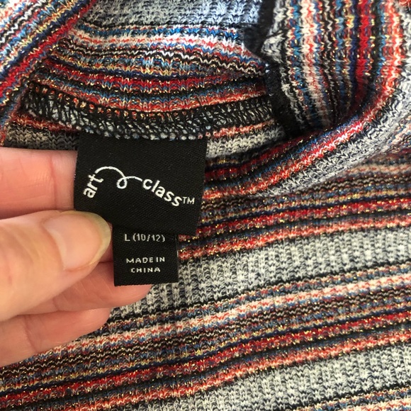 Art Class Girls Mock Neck Top - Picture 5 of 5